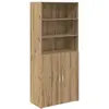 Image de vidaXL Haut Armoire ChÃªne artisanal 80 x 42,5 x 185 cm