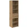 Image de vidaXL Haut Armoire avec tiroir ChÃªne artisanal 50 x 42,5 x 185 cm