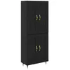 Image de vidaXL Haut Armoire ChÃªne noir 69,5 x 34 x 180 cm Bois d'ingÃ©nierie