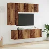 Image de vidaXL UnitÃ© murale de TV 5 pcs Bois Ancien Bois d'ingÃ©nierie