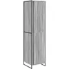 Image de vidaXL Garde-robe 2 pcs Gris Sonoma 50 x 50 x 200 cm Bois d'ingÃ©nierie