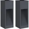 Image de vidaXL LumiÃ¨re de Chemin LED Solaire 2 pcs Anthracite