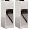 Image de vidaXL LumiÃ¨re de Chemin LED Solaire 2 pcs Acier inoxydable