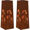 Image de vidaXL LumiÃ¨re de chemin LED solaire 2 pcs Acier Corten Acier Corten