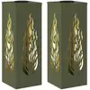 Image de vidaXL LumiÃ¨re de chemin LED solaire 2 pcs Vert olive