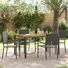 Image de Vidaxl Chaises De Jardin 4 Pcs CrÃ¨me, Marron