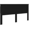 Image de vidaXL TÃªte de lit ChÃªne noir 200 cm Bois d'ingÃ©nierie