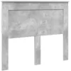Image de vidaXL TÃªte de lit Gris bÃ©ton 135 cm Bois d'ingÃ©nierie