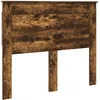 Image de vidaXL TÃªte de lit ChÃªne fumÃ© 120 cm Bois d'ingÃ©nierie