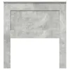 Image de vidaXL TÃªte de lit avec tÃªte de lit Gris bÃ©ton 90 cm Bois d'ingÃ©nierie