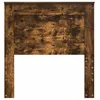 Image de vidaXL TÃªte de lit avec tÃªte de lit ChÃªne fumÃ© 90 cm Bois d'ingÃ©nierie