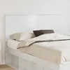 Image de vidaXL TÃªte de lit Blanc brillant 160 cm Bois d'ingÃ©nierie