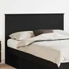Image de vidaXL TÃªte de lit ChÃªne noir 150 cm Bois d'ingÃ©nierie