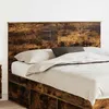 Image de vidaXL TÃªte de lit ChÃªne fumÃ© 140 cm Bois d'ingÃ©nierie