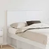 Image de vidaXL TÃªte de lit avec tÃªte de lit Blanc 120 cm Bois d'ingÃ©nierie