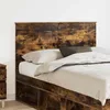 Image de vidaXL TÃªte de lit ChÃªne fumÃ© 120 cm Bois d'ingÃ©nierie