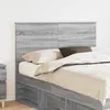 Image de vidaXL TÃªte de lit Gris Sonoma 120 cm Bois d'ingÃ©nierie