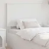 Image de vidaXL TÃªte de lit avec tÃªte de lit Blanc 100 cm Bois d'ingÃ©nierie