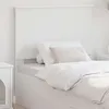 Image de vidaXL TÃªte de lit avec tÃªte de lit Blanc 90 cm Bois d'ingÃ©nierie