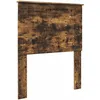 Image de vidaXL TÃªte de lit avec tÃªte de lit ChÃªne fumÃ© 80 cm Bois d'ingÃ©nierie