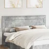 Image de vidaXL TÃªte de lit Gris bÃ©ton 200 cm Bois d'ingÃ©nierie