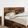 Image de vidaXL TÃªte de lit ChÃªne fumÃ© 120 cm Bois d'ingÃ©nierie