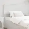 Image de vidaXL TÃªte de lit Blanc Brillant 80 cm Bois d'ingÃ©nierie