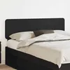 Image de vidaXL TÃªte de lit ChÃªne noir 160 cm Bois d'ingÃ©nierie