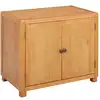Image de vidaXL Armoire avec stockage avec porte Marron Bois d'ingÃ©nierie