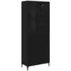 Image de vidaXL Haut Armoire ChÃªne noir 69,5 x 34 x 180 cm Bois d'ingÃ©nierie