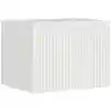 Image de vidaXL Meuble TV mural Montage mural Blanc Brillant 60 x 31 x 29.5 cm