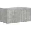 Image de vidaXL Meuble TV mural BÃ©ton 60 x 31 x 29.5 cm Bois d'ingÃ©nierie