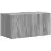Image de vidaXL Meuble TV mural Gris Sonoma 60 x 31 x 29.5 cm Bois d'ingÃ©nierie