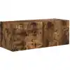 Image de vidaXL Meuble TV mural ChÃªne fumÃ© 60 x 31 x 29.5 cm Bois d'ingÃ©nierie