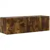 Image de vidaXL Meuble TV mural ChÃªne fumÃ© 60 x 31 x 29.5 cm Bois d'ingÃ©nierie