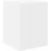 Image de vidaXL Meuble TV mural Blanc 30 x 31 x 40 cm Bois d'ingÃ©nierie