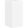 Image de vidaXL Meuble TV mural Montage mural Blanc Brillant 30 x 31 x 60 cm