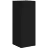 Image de vidaXL Meuble TV mural Noir 30 x 31 x 80 cm Bois d'ingÃ©nierie