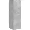 Image de vidaXL Meuble TV mural BÃ©ton 30 x 31 x 100 cm Bois d'ingÃ©nierie