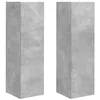 Image de vidaXL Meuble TV mural 2 pcs BÃ©ton 30 x 31 x 100 cm Bois d'ingÃ©nierie