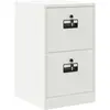 Image de vidaXL Cabinet de Dossier avec tiroir Blanc 44 x 50 x 106.5 cm