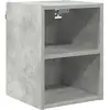 Image de vidaXL Armoire suspendue Riga Gris bÃ©ton 30 x 29.5 x 80 cm