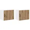 Image de Vidaxl Meuble Mural De Cuisine 2 Pcs ChÃªne Artisanal 50 X 31 X 40 Cm