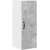 Image de vidaXL Meuble mural de cuisine avec Ã©tagÃ¨re Gris bÃ©ton 30 x 31 x 80 cm