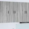 Image de vidaXL Meuble mural de cuisine avec porte Gris Sonoma 60 x 31 x 100 cm