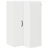 Image de vidaXL Meuble mural de cuisine avec Ã©tagÃ¨re Blanc 57 x 57 x 100 cm