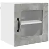Image de vidaXL Meuble mural de cuisine avec Ã©tagÃ¨re Gris bÃ©ton 40 x 31 x 40 cm