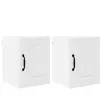 Image de vidaXL Meuble mural de cuisine 2 pcs Blanc brillant 30 x 31 x 40 cm