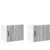 Image de vidaXL Meuble mural de cuisine 2 pcs Gris Sonoma 50 x 31 x 40 cm