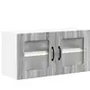Image de vidaXL Meuble mural de cuisine avec porte Gris Sonoma 80 x 31 x 40 cm
